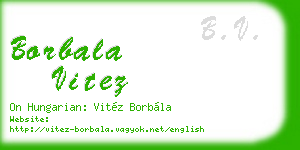 borbala vitez business card